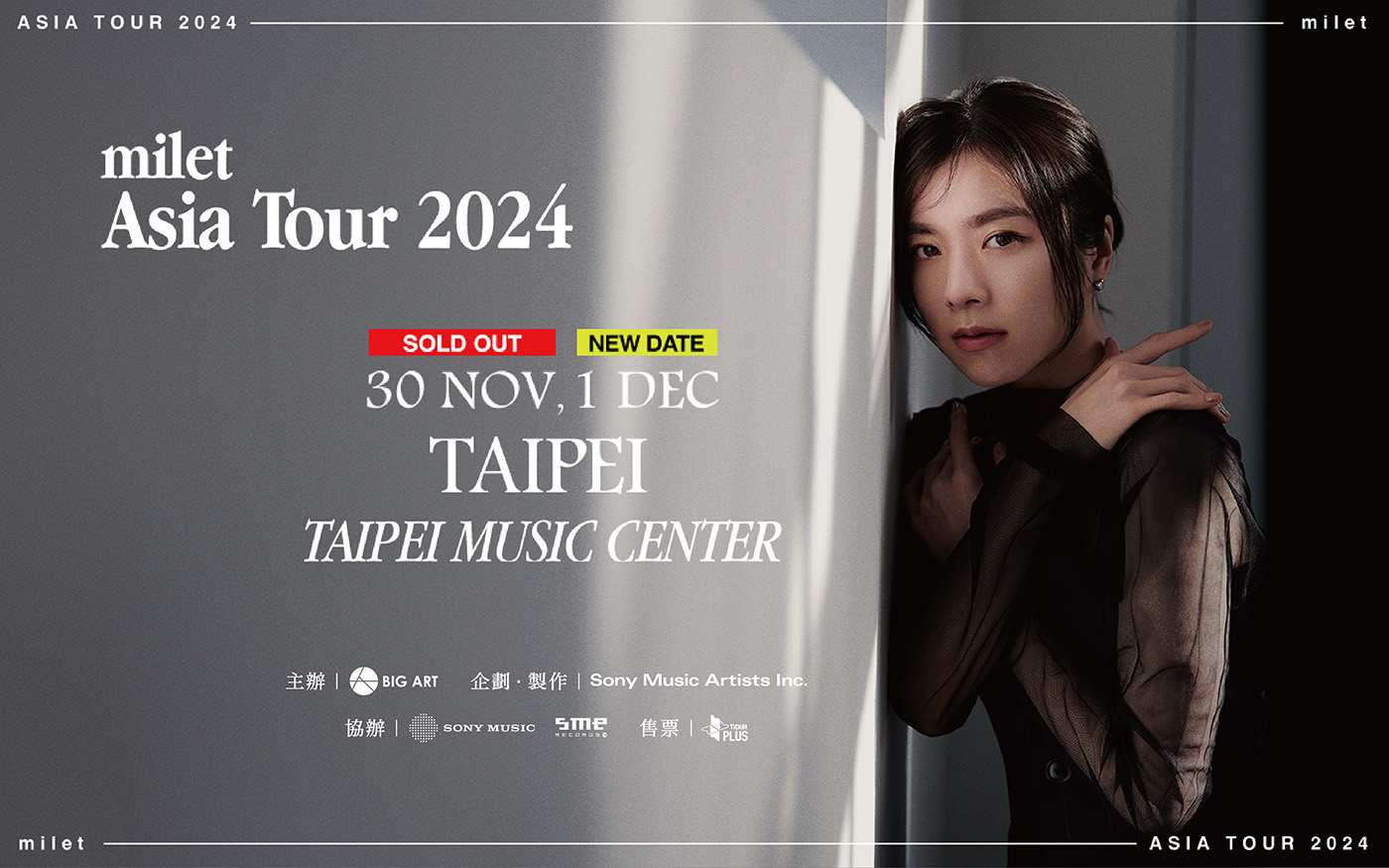 “milet Asia Tour 2024 in Taipei”