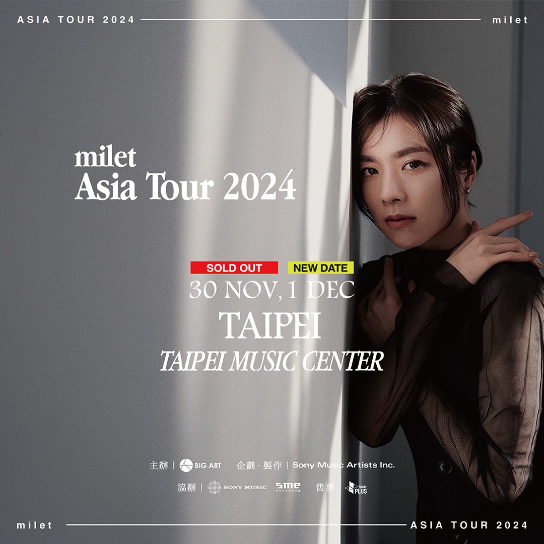 “milet Asia Tour 2024 in Taipei”